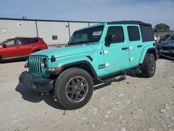 Salvage cars for sale at Haslet, TX auction: 2021 Jeep Wrangler Unlimited Sport