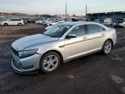 Salvage cars for sale at Colorado Springs, CO auction: 2014 Ford Taurus SEL