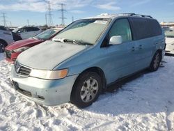 Salvage cars for sale at Elgin, IL auction: 2003 Honda Odyssey EX