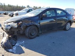 Salvage cars for sale at Windham, ME auction: 2015 Toyota Corolla L