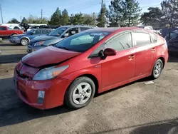 Salvage cars for sale at Denver, CO auction: 2010 Toyota Prius