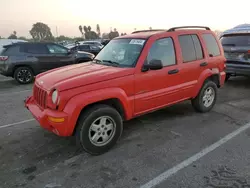 Salvage cars for sale from Copart Van Nuys, CA: 2002 Jeep Liberty Limited