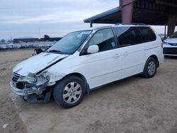 Salvage cars for sale at American Canyon, CA auction: 2002 Honda Odyssey EX