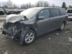 Toyota Sienna le salvage cars for sale: 2017 Toyota Sienna LE