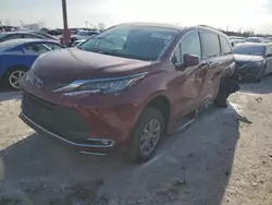 2022 Toyota Sienna XLE en venta en Indianapolis, IN