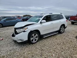 Salvage cars for sale at Taylor, TX auction: 2011 Toyota Highlander Limited