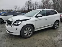 Salvage cars for sale from Copart Waldorf, MD: 2017 Volvo XC60 T5 Inscription