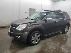 Salvage cars for sale at Madisonville, TN auction: 2015 Chevrolet Equinox LTZ