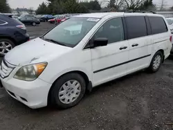 Honda Odyssey lx salvage cars for sale: 2009 Honda Odyssey LX