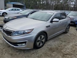 Salvage cars for sale at Seaford, DE auction: 2012 KIA Optima Hybrid