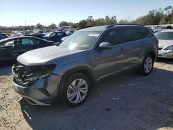 Salvage cars for sale at Riverview, FL auction: 2022 Volkswagen Atlas SE