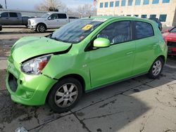 Salvage cars for sale at Littleton, CO auction: 2014 Mitsubishi Mirage ES