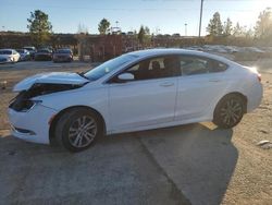 Salvage cars for sale at Gaston, SC auction: 2015 Chrysler 200 Limited