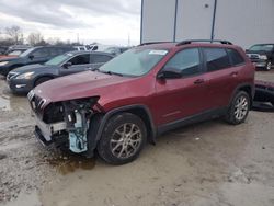 Salvage cars for sale at Lawrenceburg, KY auction: 2016 Jeep Cherokee Sport