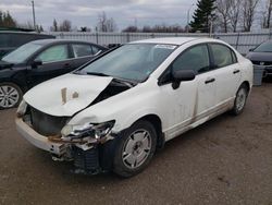 Salvage cars for sale at Bowmanville, ON auction: 2009 Honda Civic DX