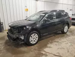 Salvage cars for sale at Franklin, WI auction: 2018 Subaru Outback 2.5I Premium