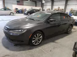 Chrysler salvage cars for sale: 2015 Chrysler 200 S