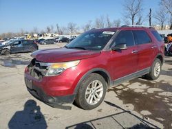 Ford salvage cars for sale: 2013 Ford Explorer XLT