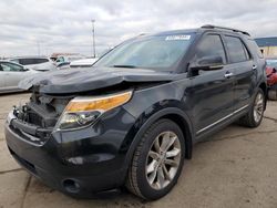 Ford Explorer xlt salvage cars for sale: 2013 Ford Explorer XLT