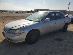 Salvage cars for sale from Copart San Antonio, TX: 2002 Honda Accord LX