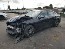 Salvage cars for sale at Miami, FL auction: 2022 Lexus ES 350 Base