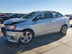 2017 Chevrolet Sonic Premier en venta en Grand Prairie, TX