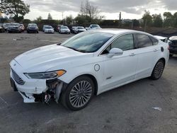 2017 Ford Fusion SE Phev en venta en San Martin, CA