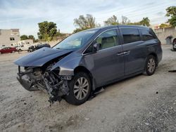 Salvage cars for sale at auction: 2017 Honda Odyssey EX