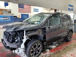 Salvage cars for sale at Angola, NY auction: 2019 Ford Ecosport SES