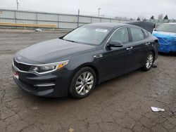 Salvage cars for sale at Dyer, IN auction: 2016 KIA Optima LX