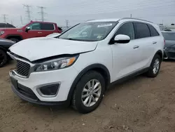 Salvage cars for sale at Elgin, IL auction: 2018 KIA Sorento LX