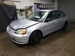 Salvage cars for sale at Elgin, IL auction: 2003 Honda Civic LX