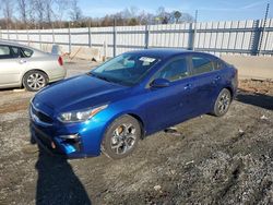 Salvage cars for sale at Spartanburg, SC auction: 2020 KIA Forte FE