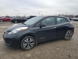 Salvage cars for sale at Indianapolis, IN auction: 2014 Nissan Leaf S