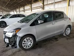 Toyota Yaris salvage cars for sale: 2015 Toyota Yaris