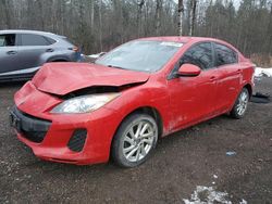 Salvage cars for sale at Cookstown, ON auction: 2013 Mazda 3 I