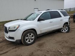 Salvage cars for sale at Portland, MI auction: 2016 GMC Acadia SLE