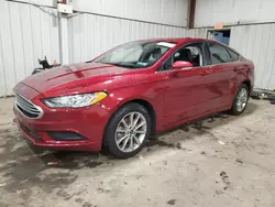 Salvage cars for sale at Pennsburg, PA auction: 2017 Ford Fusion SE