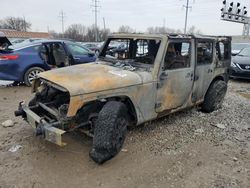 Salvage cars for sale at Columbus, OH auction: 2015 Jeep Wrangler Unlimited Sahara