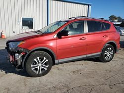 Salvage cars for sale at Tulsa, OK auction: 2017 Toyota Rav4 LE