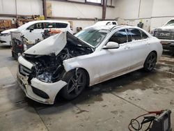 Mercedes-Benz salvage cars for sale: 2015 Mercedes-Benz C 400 4matic