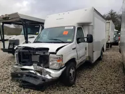 Salvage trucks for sale at West Warren, MA auction: 2022 Ford Econoline E350 Super Duty Cutaway Van