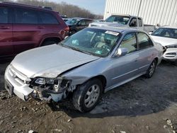 Honda salvage cars for sale: 2002 Honda Accord EX