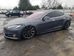 Salvage cars for sale at Finksburg, MD auction: 2017 Tesla Model S