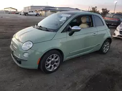 Fiat 500 salvage cars for sale: 2016 Fiat 500 Lounge