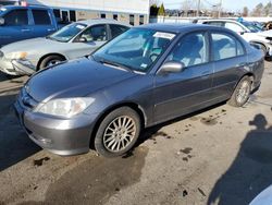 Salvage cars for sale from Copart New Britain, CT: 2005 Honda Civic EX