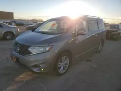 Salvage cars for sale at Kansas City, KS auction: 2012 Nissan Quest S