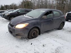 Salvage cars for sale from Copart Cookstown, ON: 2010 Toyota Corolla Matrix