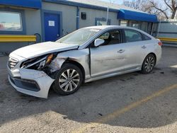 Salvage cars for sale at Wichita, KS auction: 2015 Hyundai Sonata Sport