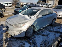 Salvage cars for sale at Woodhaven, MI auction: 2021 KIA Rio LX